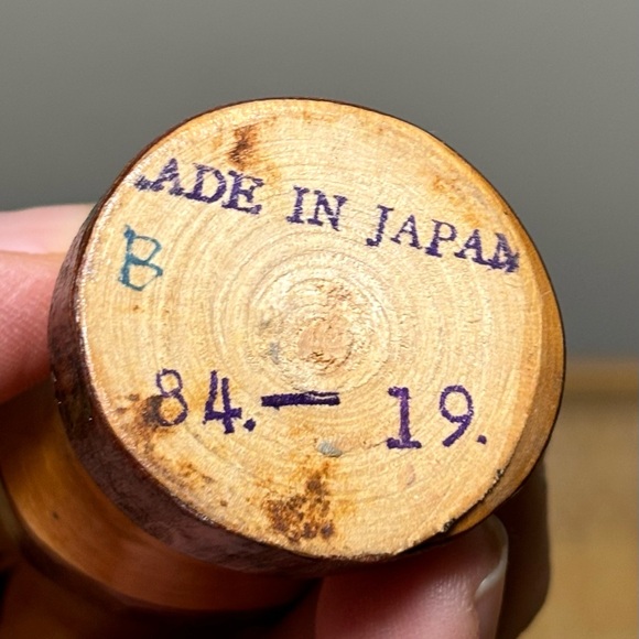 Vintage Japanese Kokeshi Nodder Dolls 3.5” tall made in Japan - Picture 5 of 9